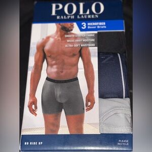 Polo Ralph Lauren XL microfiber boxer briefs set of 3 new in box all day comfort